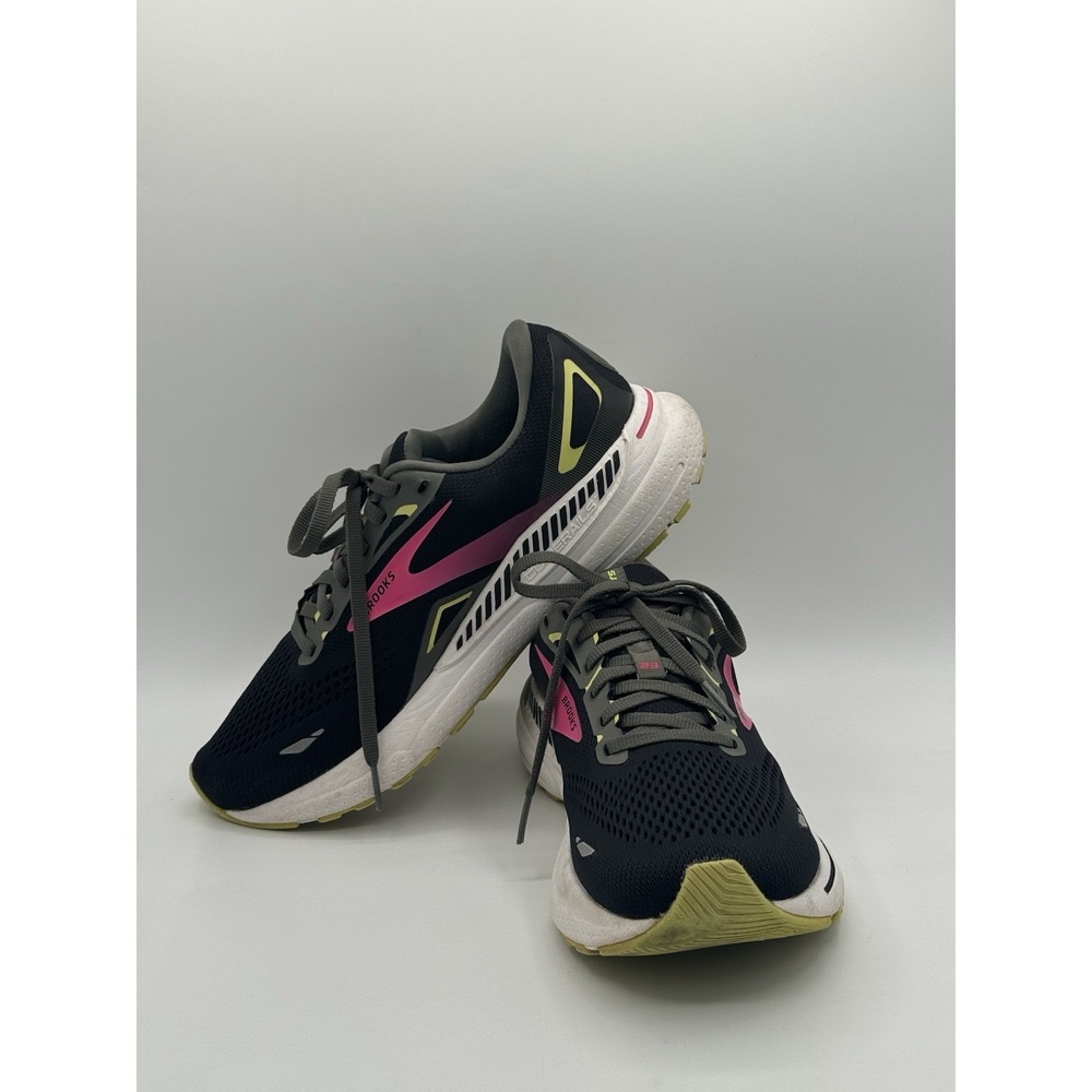 Brooks Womens Adrenaline GTS 23 1203811B037 Black Running Shoes Sneakers Size 10 - Picture 10 of 14